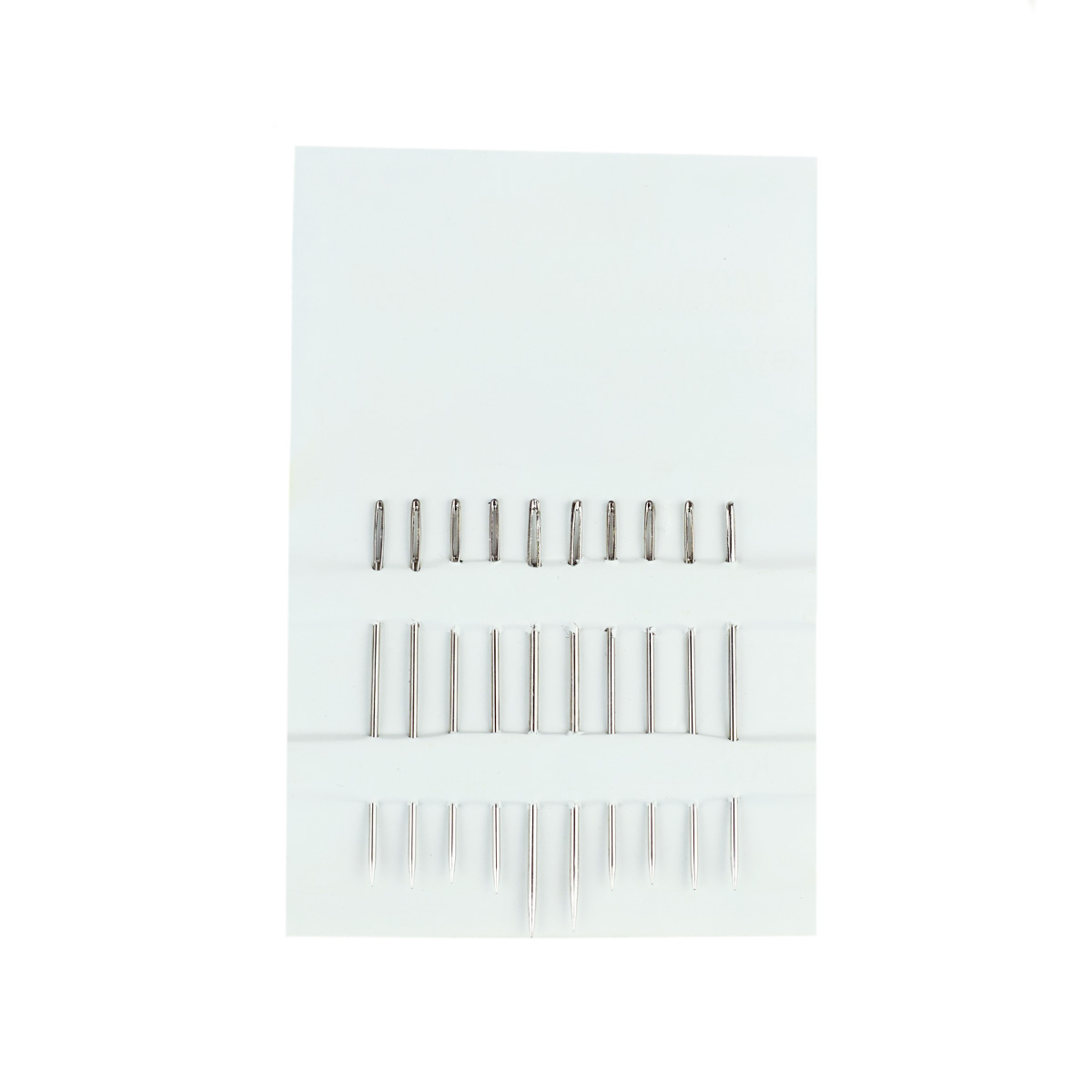 Иглы в наборе для ручного шитья (уп.36 набх10 игл) с увелич. ушком ^