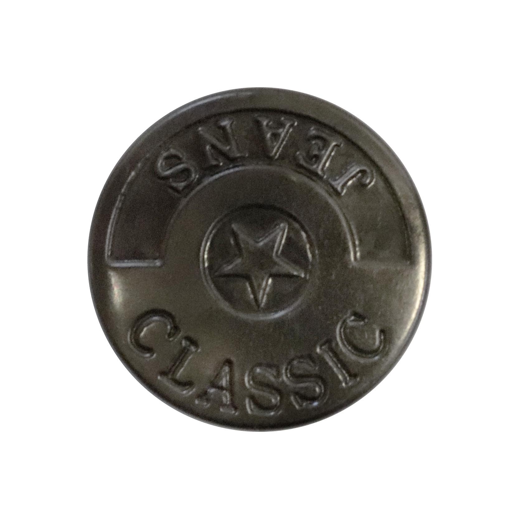 Кнопки-пуговицы джинсовые (уп. 100 шт.) диам. 20 мм "JEANS CLASSIC" т.никель