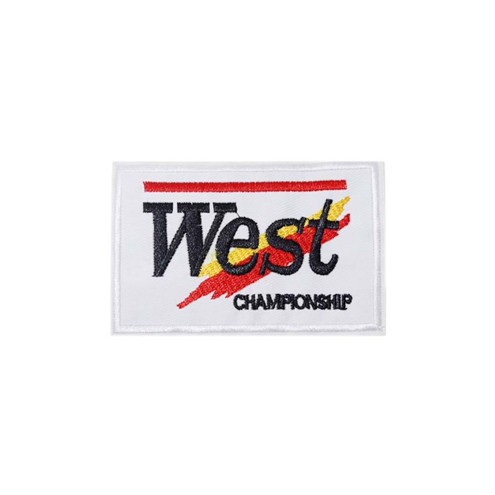 Лейбл клеевой (уп. 12 шт.) 92х53 мм арт. I-184 &quot;WEST CHAMPIONSHIP&quot;