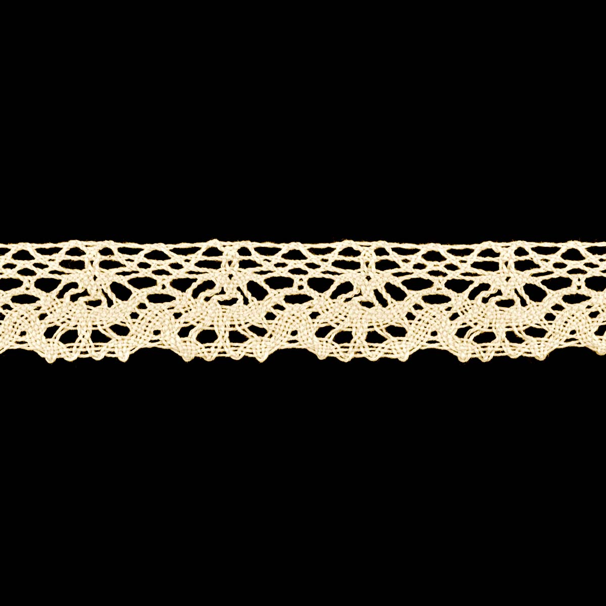 Кружево отеч. арт. 3749 шир. 25 мм, рис. 2501044 № 036 ДС ваниль (уп. 25 м)