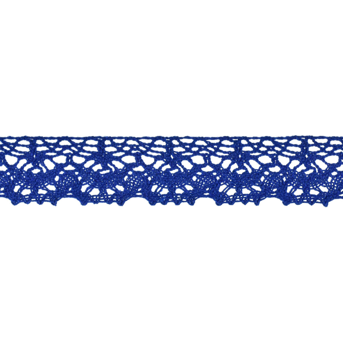Кружево отеч. арт. 3749 шир. 25 мм, рис. 2501044 № 181 ДС темный василек (уп. 25 м)