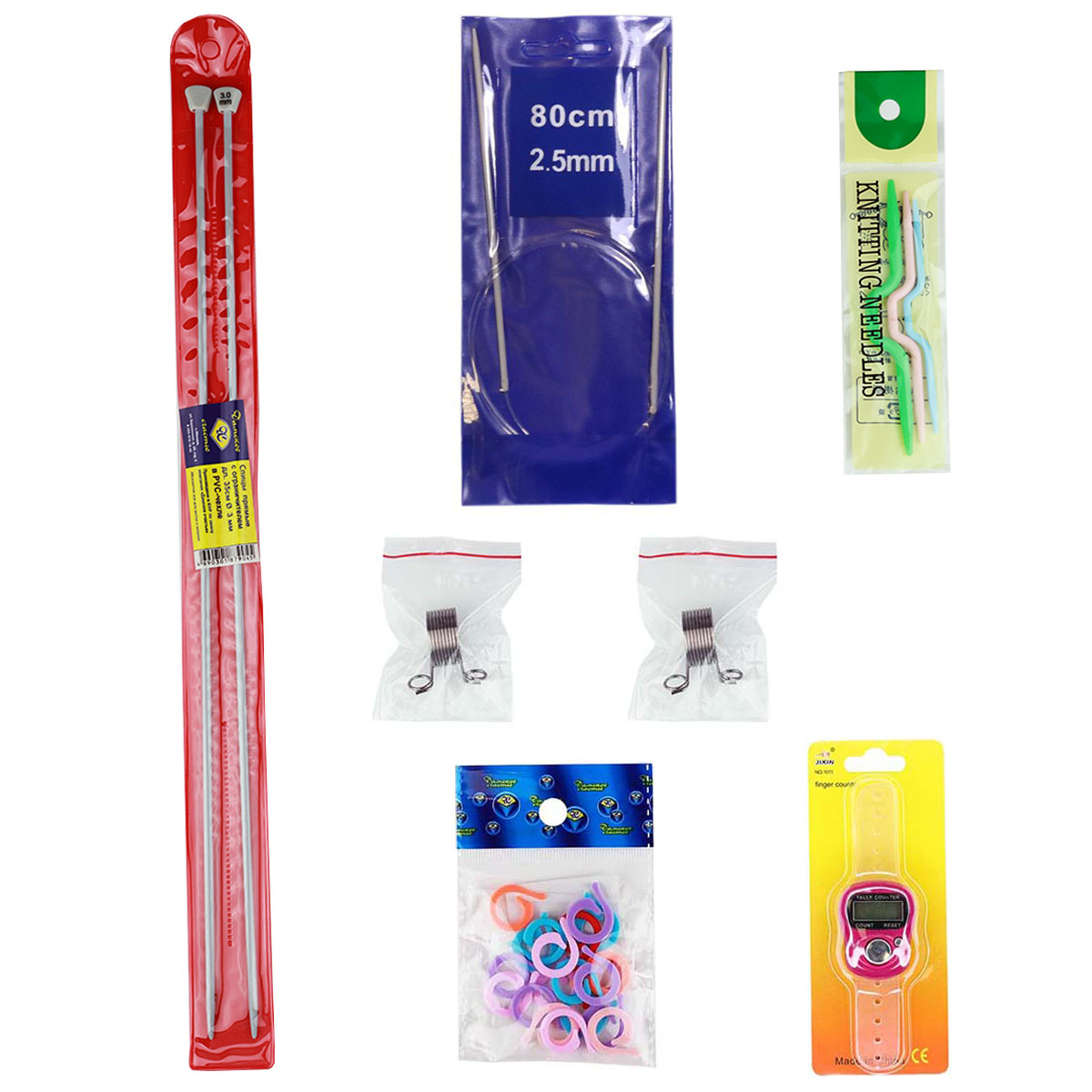 Набор спиц для вязания тефлоновые