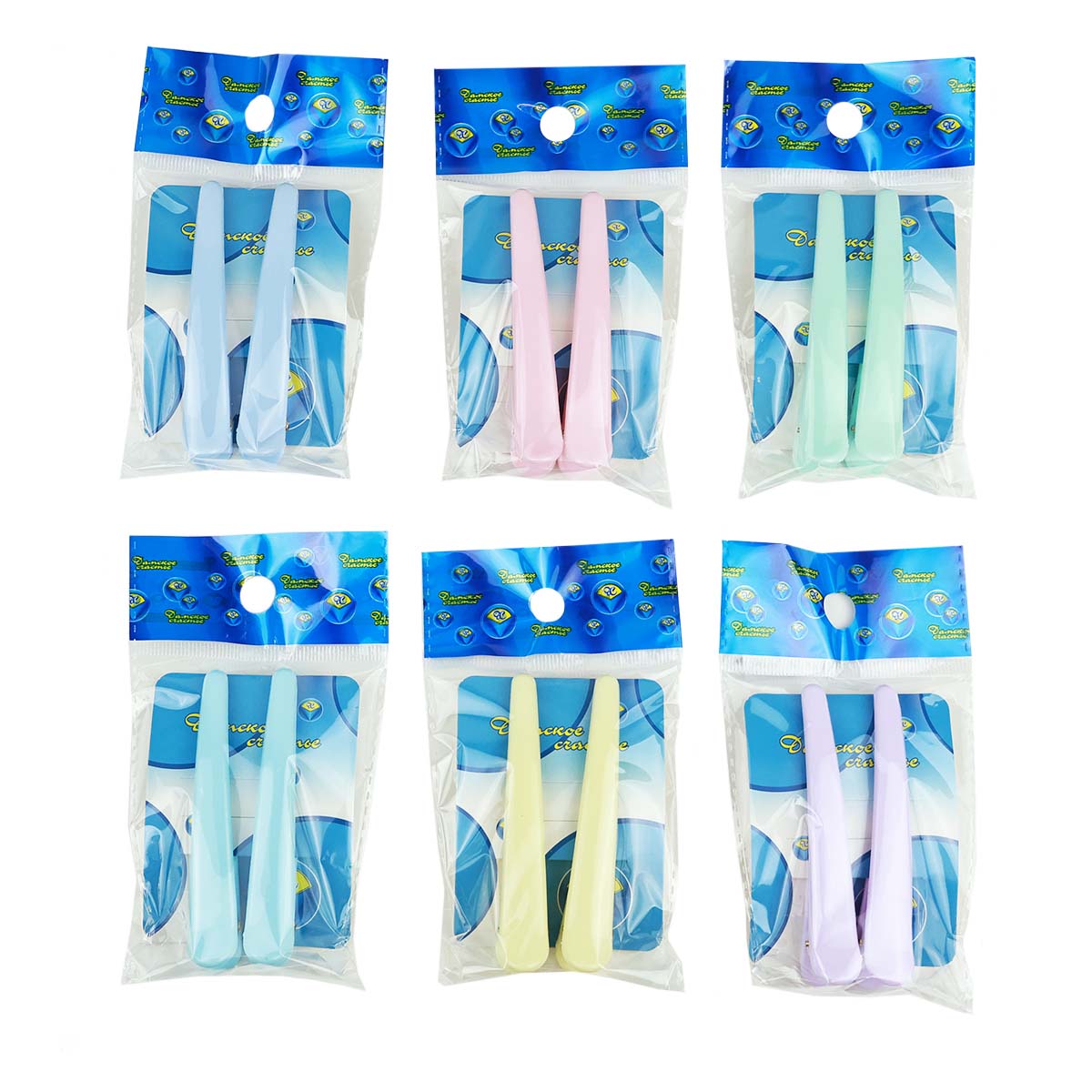 Зажим для волос ДС 2500  № 6004 (уп. 6 шт)