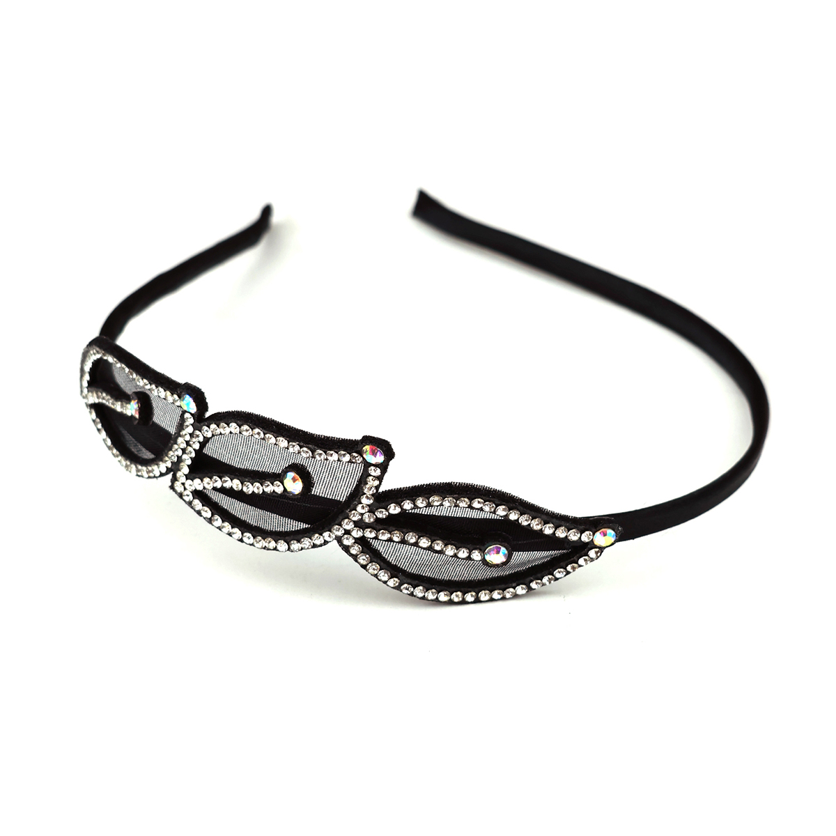 Ободок ДС № 23А 6014 (уп. - 6 шт.)   стразы