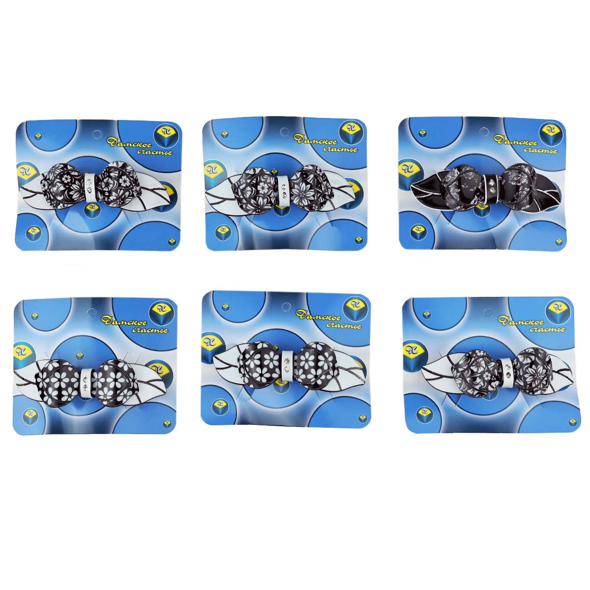 Заколка-автомат ДС 2504 № 6114 (уп. 6 шт.)