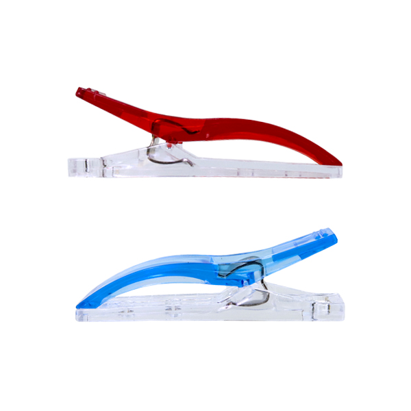 Клипсы для фиксации (уп. 50 шт.) пластик 5,6 х 1,2 х 1,8 см