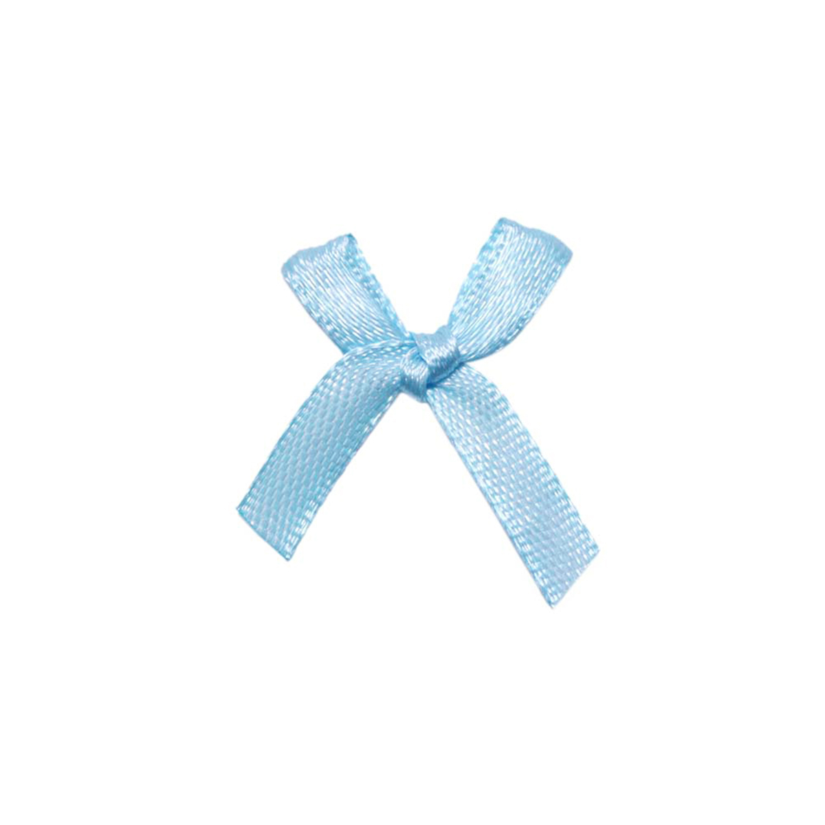 Бантик арт. 1-9 № 10  (уп 100шт) 27х25 мм голубой