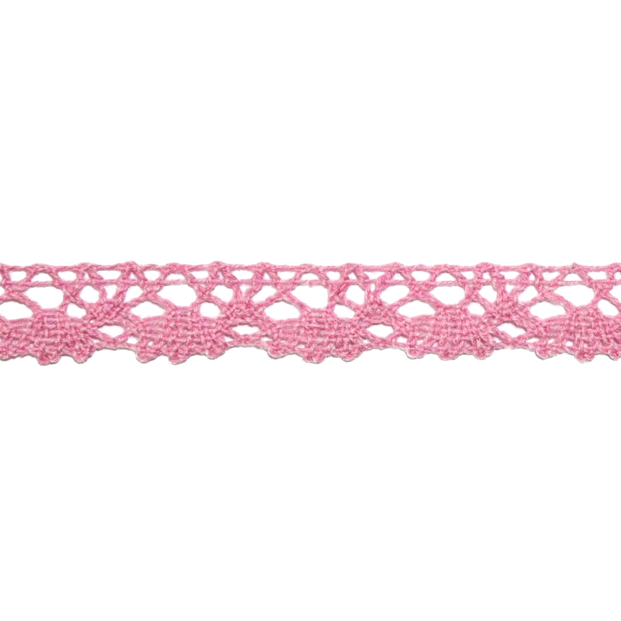 Кружево отеч. арт. 3749 шир. 16-20 мм, рис. 1501016 № 224 ДС розовый (уп. 25 м)