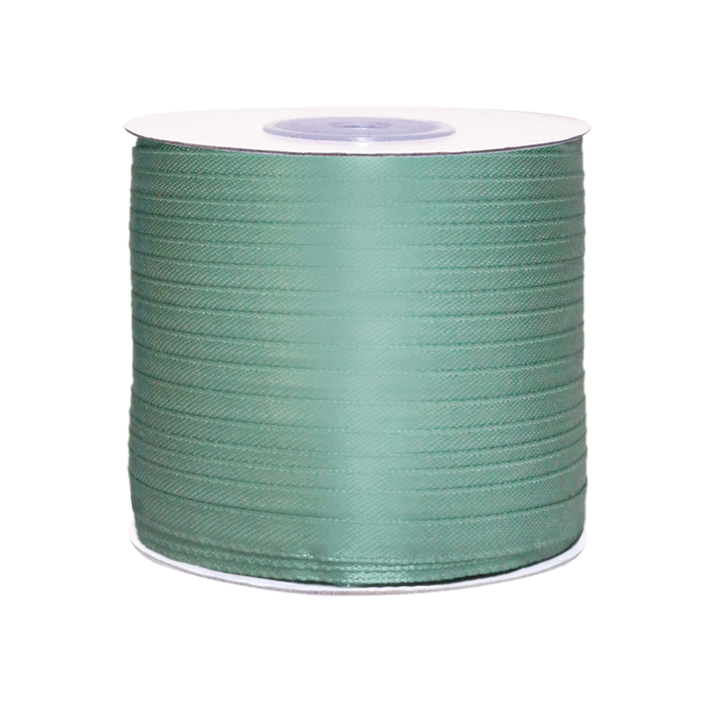 атласная лента шир. 6 мм (уп. 350 ярд) в рулонах № 167 грязно-оливковый