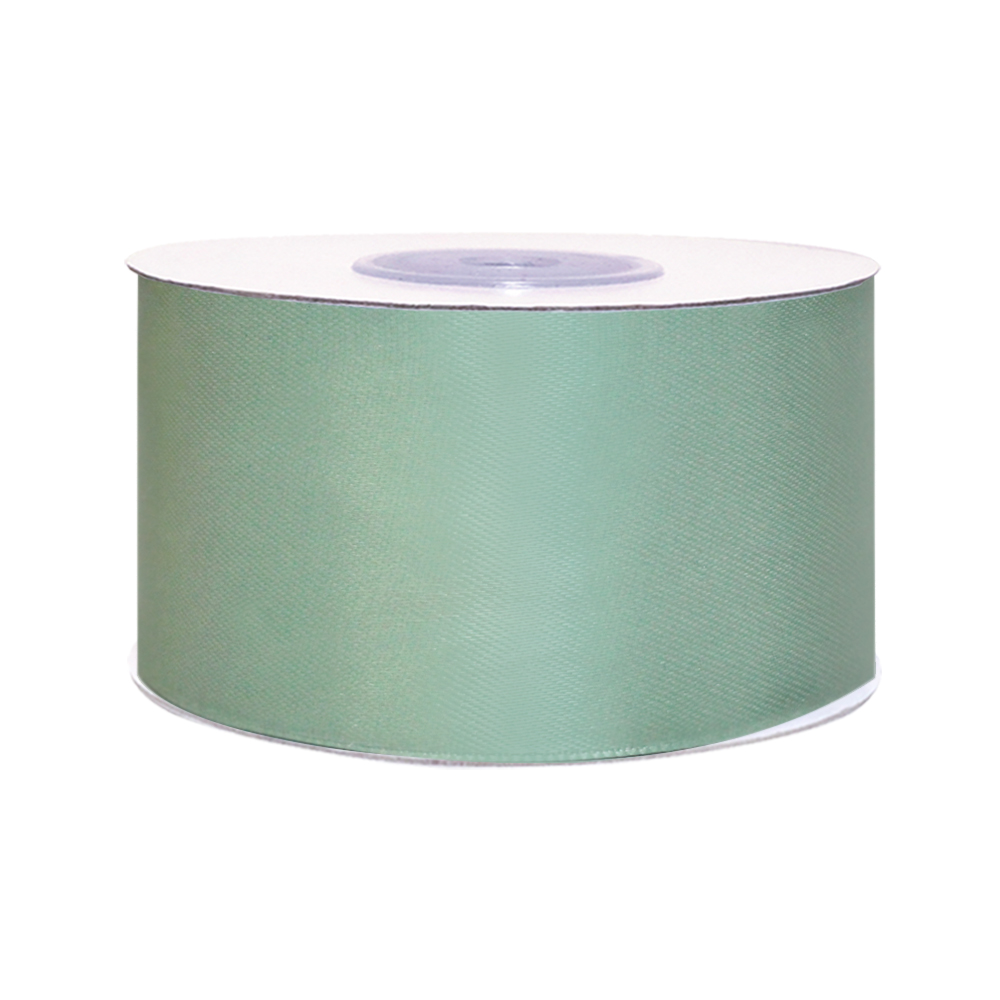 атласная лента шир. 50 мм (уп. 33м) № 167 грязно-оливковый