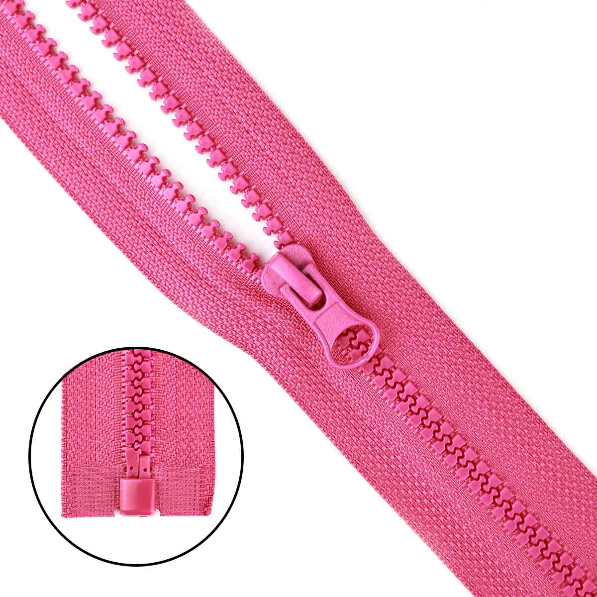 Молния &quot;трактор&quot; тип-5 1замок 45 см № 226 ДС фуксия