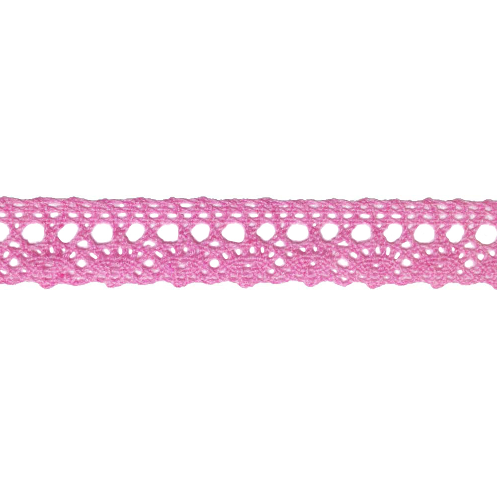 Кружево отеч. арт. 3749 шир. 18-20 мм, рис. 1801028 № 219 ДС розовый (уп. 25 м)