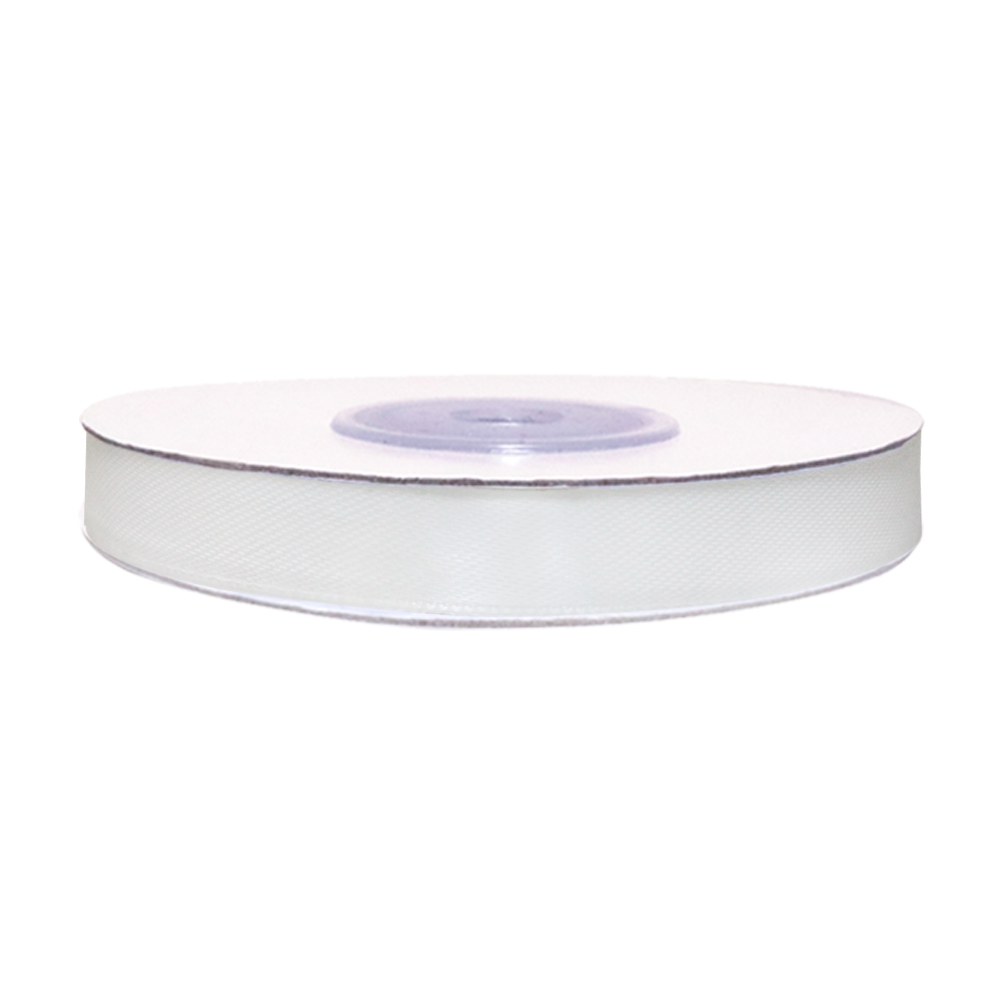 атласная лента шир. 12 мм (уп. 5 рул. по 33 м) № 42 молочный